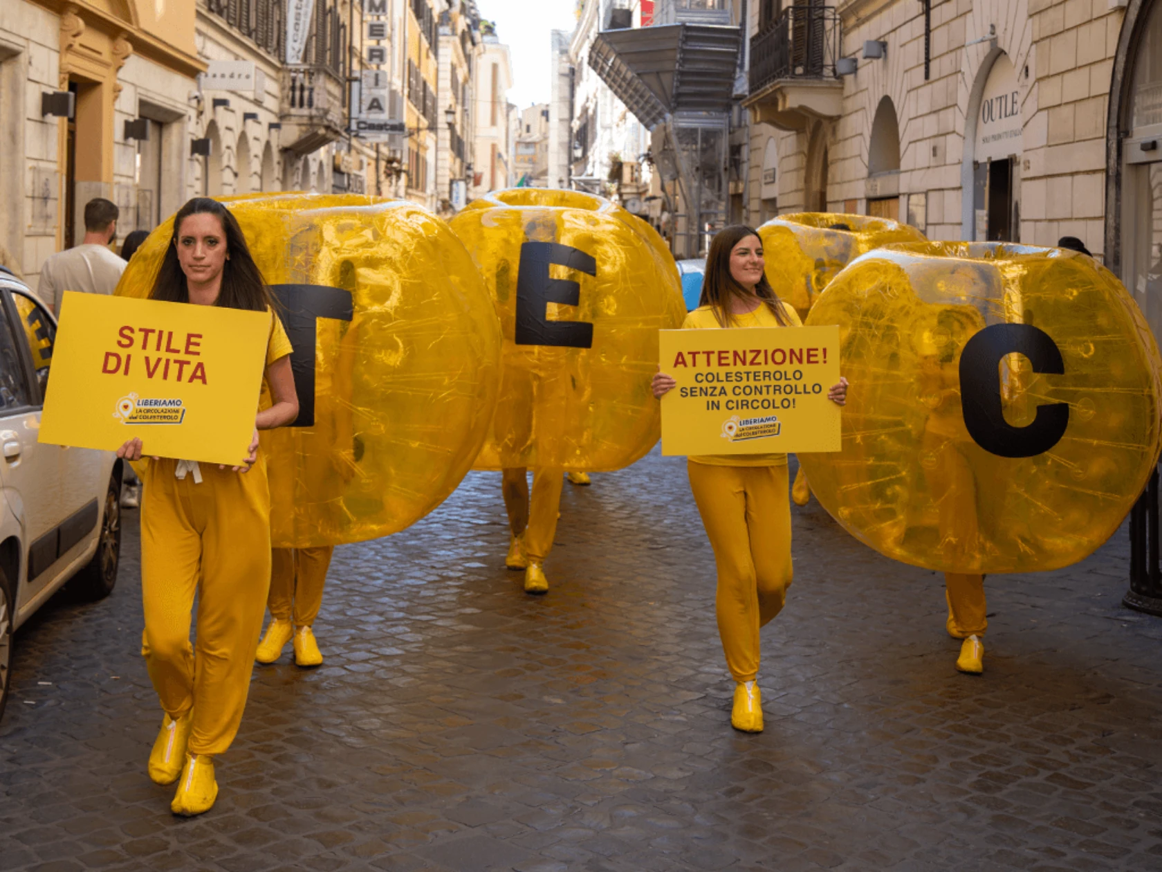 Flash Mob Colesterolo