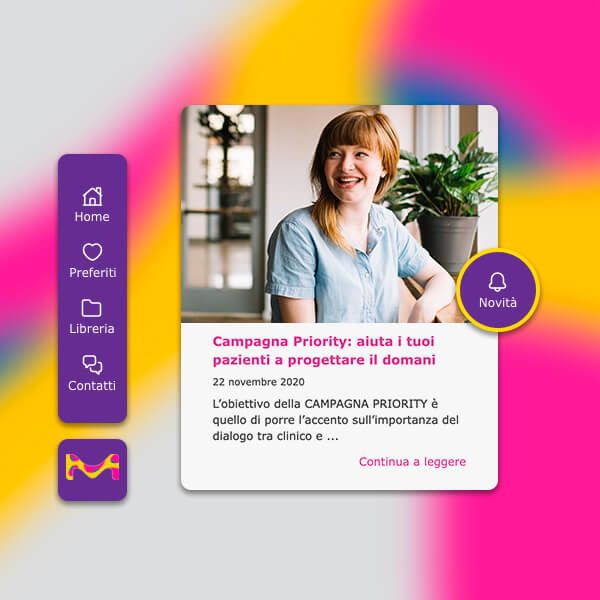 Analizzando le più efficaci leve di attivazione del target, abbiamo interamente progettato e sviluppato MediMerck, la piattaforma che, grazie ad un sapiente studio UI/UX e all’implementazione di sistemi di intelligenza artificiale, si offre al pubblico di medici come un tool in continuo aggiornamento.