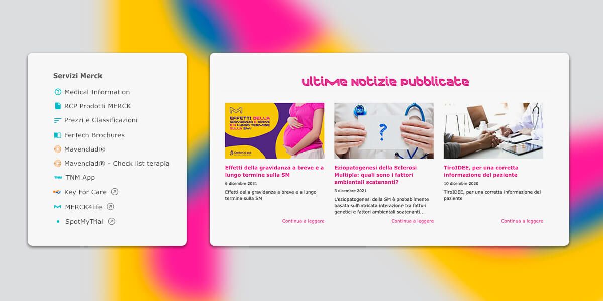Abbiamo risposto alla richiesta di Merck Serono di colmare questo divario, proponendo loro una piattaforma digitale interattiva di aggiornamento scientifico, attraverso la quale il dialogo con i clinici rimane costante e produttivo.